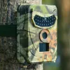 Kameror PR100 Hunting Camera Photo Trap 1080p Wildlife Trail Night Vision Trail Thermal Imager Video Cameras for Hunting Scouting Game