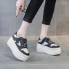 Casual Shoes AUTUSPIN Women Platforms 2024 Spring Summer Fashion Mixed Colors Genuine Leather Sneakers Woman Daily Sport Shoe