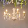 Party Decoration 5pcs)Export Wholesale Explosions Wedding Ceiling Lamps European Acrylic Crystal Chandelier. 424