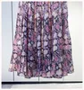 Kjolar 2024 Summer Ladies Resort Style Full Body Printed kjol