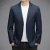 Мужчина повседневная костюма корейская версия Mens Spring и осень Thin Business Higher Higher Casual Jacket 240407