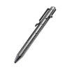 Pens 2022 New Solid Titanium Alloy Gel Ink Pen Vintage Bolt Action Writing Tool Stationeries