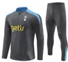 24 25 Spur Soccer Tracksuit Set Treinamento Suje 23 24 25 Jaqueta de futebol de manga longa Chandal Futbol adulto e crianças sobreviver