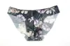 Underpants maschi da cuscini convessi biancheria intima mesh brief trasparenti per gay a bassa cintura sexy con stampa sexy lingerie gioche