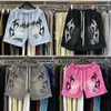 HellStar Designer Shorts for Men Women Wysokiej jakości druki na literie męskie sportowe spodnie damskie damskie luźne stykiety