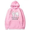 Hoodies masculins 2024 anime baka hip hop mash hop harajuku streetwear sweat à capuche sweat-shirt tops vêtements