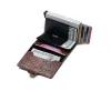 Holders Weduoduo Nouveau support de carte d'arrivée RFID Sécurité Double Box Men Mini Metal Wallet Business Credit Carte Card, Tarjetero Purse Case