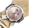 New Brand Wrist Wistr pour les femmes Flower Style Flower Steel Metal Band Quartz Watches Tom 27 322F