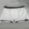 Underpants Man Denim Underwear 3D Print Boxer Sexy Male Jean Short Breathable Cowboy Comfortable Panties Calzoncillo Hombre