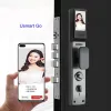 Control 3D Face Recognition Wifi Smart Door Lock With Fingerprint Printing Password Code RFID IC Card Unlock Usmart Go APP Remote Lock