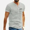 T-shirt maschile da uomo Summer King King Stampato Camicie Designer Abiti da uomo Maglietta di lino in cotone Fasci T-shirt Y240420