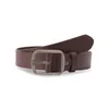 Bälten Kvinnor Solid Color Belt justerbart kvinnors imitationsläder med metallspänne Multi-håls design för avslappnad snygg