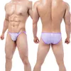 Onderbroek mesh ademende mannen briefs lage taille sexy ondergoed hoge spleet doorgaan door string penis build zak slipjes en het verbeteren van pure ondergoed