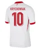 2024ユーロカップポルスカナショナルチームMilik Piszczek Piatek Grosicki Krychowiak 2024 Poland Soccer Jerseys Lewandowski Home Away