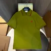 Business Business Polos Męska koszulka designerka R-koszulka haftowane litery wysokiej jakości koszulka krótkie rękawowe TEES Casual Tees Unisex 5 Kolor Opcje Europejski rozmiar XS-L