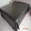 240 x 260cm PVC Düz Yatak Sayfası Siyah Bedsheet Parlak Masaj Spa Seks Pad SM Mobilya Dungeon Oyuncaklar Erotik BDSM Bondaj Dişanı 240408