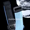 Classic 53-01 TPT Carbon Fiber Mens Watch Automatic Openworked Dial Blue Sports Wristwatch Sapphire Crystal Waterproof Luxury Watches