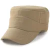 Vintermonterad armé platt topp hatt medelålders och gamla män varm fleece foder militär mössa Big Head Man Plus Size Baseball Hat 240323