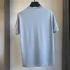 Merkletter Designer T Shirts Letter Print Short Sleeve High Street Losse Oversize Casual T-Shirt 100% Pure Cotton Tops voor mannen en vrouwen Aziatische maat