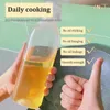 Förvaringsflaskor 300 ml/500 ml kök pressa oljeflaskan dispenser spraybeklädnad matlagning bakning ketchup senap vinäger oliv
