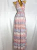 Casual jurken Feicheng dameskleding modieus elegante en sexy slank uitziende chiffon vest seaside vakantie sanya lange jurk 139