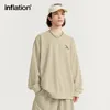 Inflation printemps surdimensionné surtomée de survêtement sportif unisexe tissu broderie tees et shorts à manches longues 240411