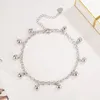 Anklets Bell Anklet 925 Sterling Silver for Women moda biżuteria