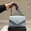 P Home Brand New Classic Femme Designer axelväskor Kvinnor Lady Leather Underarm Crossbody Bag Handväskor Fashion Triangle Sign Woman Totes Luxury