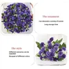 Decorative Flowers Silk Cloth Artificial Carnation Flower Bouquets For Wedding Home Decoration Set Of 25 Heads Outdoor No Fade Fake