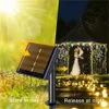 Solar Curtain Light LED extérieur étanche 300leds Garland Decoration String Lights Yard Christmas Fairy Garland Stron