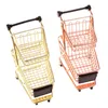 Mini CART CART KIDS TOYS SIMULATION SUPERMARKET TRILLES MAIN PLAY PLAY TOT KIDS ROOM BROCKTOP Rangement Panier de rangement décor 240420