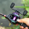 액세서리 Linnhue New Baitcasting Reel BJ2000 5+1BB 최대 드래그 8kg 낚시 릴 바닷물 릴 캐스팅 잉어 낚시 낚시