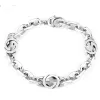 Top quality Vintage 925 Sterling Silver Bracelet Unisex Designer Bracelets Luxury Cool Boy G Fashion Mens Women Men Cuban chain Couple Bracelets Jewelry Gift 2024