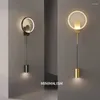 Wall Lamp Modern LED Design Simple Luxury Lights For Corridor Bedroom Living Room Backdrop El Indoor Home Decorative Fixtures