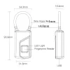 Управление биометрическим патроном отпечатка пальцев блокировки блокировки без ключа Смарт -замки с водонепроницаемым замок отпечатков пальцев для тренажерного зала дома рюкзак Дверный велосипед
