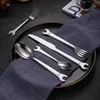 6pc/set creativo creativo fork da tè fork 304 cucchiaio per cena in acciaio inossidabile cucina da tavolo da tavolo da campeggio cucina da campeggio