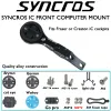 أضواء Syncros IC الأمامية كمبيوتر حامل سبيكة الألومنيوم مناسبة لـ Wahooh/Garmin/Bryton/Cat Eye/Light Mtb/Road Bike Mount