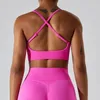 Outfit da yoga Nadanbao donna sportiva reggiseno senza cuciture top traspirato di moda tra croce femminile sport senza schienale abbigliamento da esterno