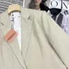Bahar Sahte Sahte İki Parçalı Ceket Tasarımcı Ceket Takım Moda Mektup Çıkartma Nakış Halka Palto Takım Uzun Kollu Üst