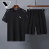 Designer new men's sportswear, fashion brand men's sportswear Men's two-piece sportswear style suit,