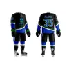 Maillots de hockey personnalisés à l'avant et à l'arrière de la suite de sublimation adulte tendance des hommes et du hockey sur glace des femmes