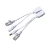 1pair Poe Cable Power Power Over Ethernet Adapter Cable PoE Splitter Injecteur MODULE D'alimentation 12-48V pour la caméra IP