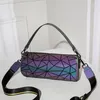 Sac Maelove 2024 Lumineux pour les femmes Géométrie Hologram Handbag Spother Girls Luxury Designer Style