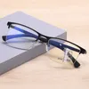 Clloio Progressive Multifokus -Lesebrille Männer Business Anti Blue Light Presbyopic Gläses Spring Scharnier Diopter Eyewear 240416