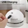 Bureau stof vacuüm met schone borstel USB opladen voor thuiskantoor tafel veger desktop cleaner mini 240416