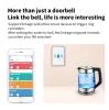 Control Wireless Wifi Bell Tuya No Battery Required Waterproof External Wireless Bell Smart Life App Smart Door Bell Setting