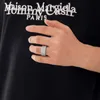 Hip Hop Beş Row Diamond Ring Erkekler Hip Hop Yüzük S925 Gümüş Mikro Seti Elmas Basit Kişiselleştirilmiş Hip Hop Aksesuarları