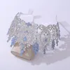 Clip per capelli Tiara di cristallo di strass in corona di lusso con pettini per bride diadem principessa corone per matrimoni concoteri