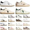 Italien lyxiga sneakers klackar skor kvinna designer skor krämig silvey svart vit smutsig gammal vintage bollstjärna kvinnor mens skor superstjärna tränare sneakers