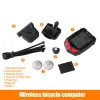 Computadoras Ciclismo West Ciclismo Inalámbrico Computadora de bicicleta 20 Funciones Velómetro Odómetro Ciclismo Wired Wireless+ MTB Bike Stopwatch Bicycle Computer